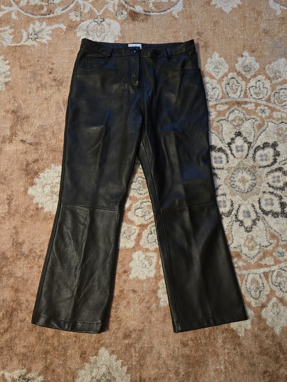 Neiman Marcus Black Leather Pants